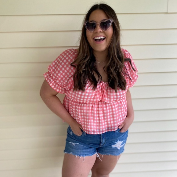 No Boundaries Tops - Peplum Blouse